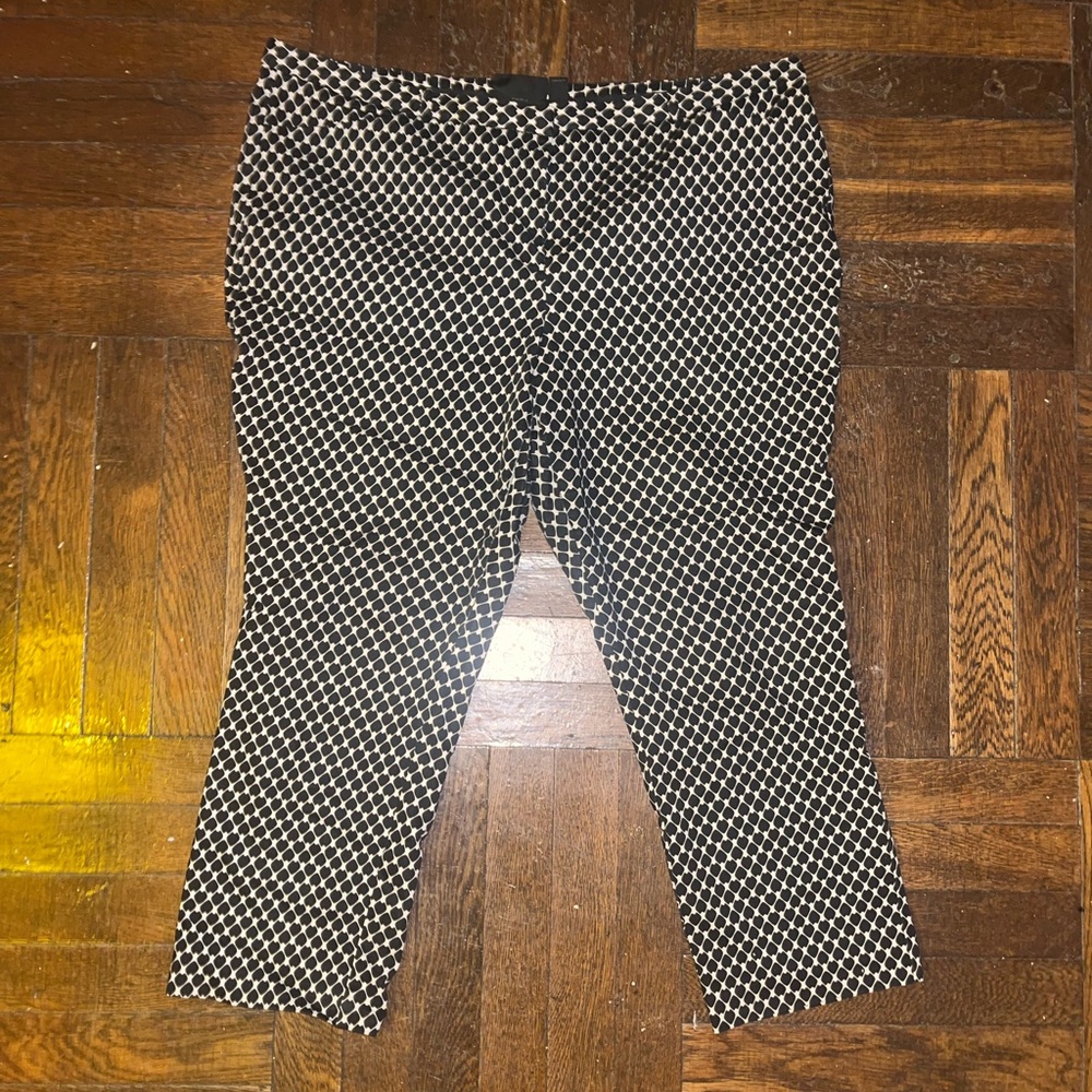 Cropped petite slim fit trouser pants